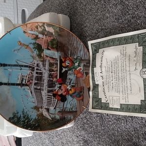 Disney collectors plate